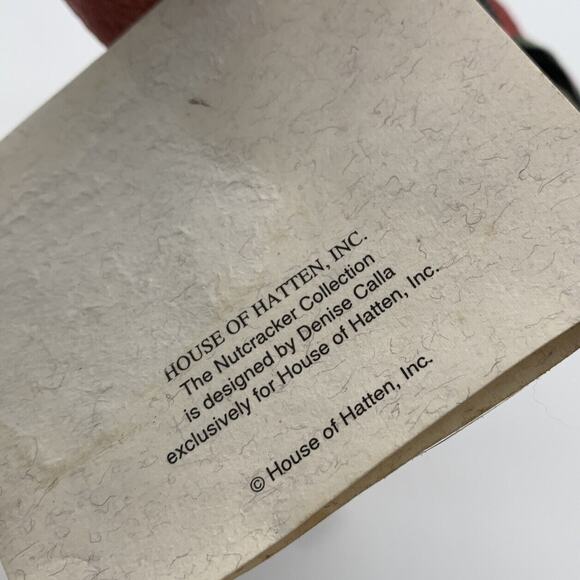 Vintage 1993 House Of Hatten Child On Horse Nutcracker Ornament With Tag HTF - Picture 7 of 7